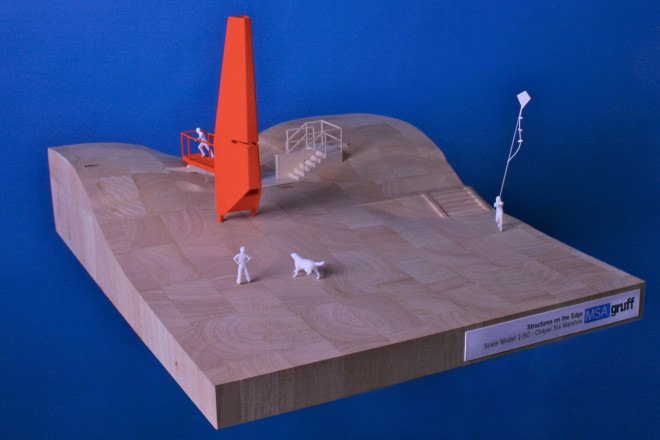 Wind Tower, lookout tower, MSA-Gruff, observation tower, sand dunes, Lincolnshire, Structures on the Edge project, ArtsNK, tourist attraction, green architecture, green tower