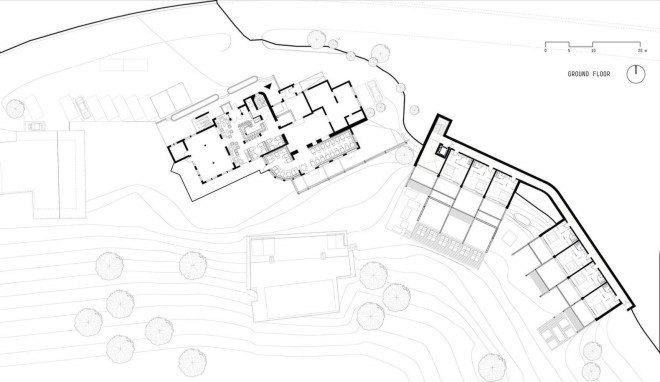 Valentinerhof hotel, noa* network of architecture, green hotel natural materials, traditional building techniques, infinity pool, swimming pool, spa center, wellness center, green architecture