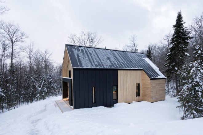 Villa Boréale by CARGO Architecture, Villa Boréale, Municipality of Petite-Rivière-St-François architecture, Quebec architecture,