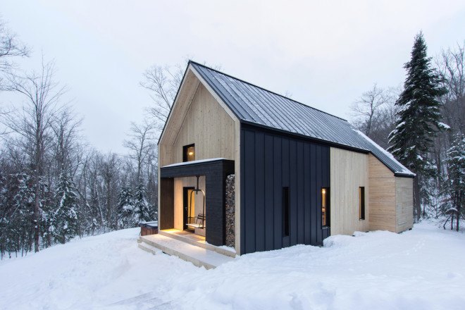 Villa Boréale by CARGO Architecture, Villa Boréale, Municipality of Petite-Rivière-St-François architecture, Quebec architecture,