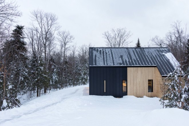 Villa Boréale by CARGO Architecture, Villa Boréale, Municipality of Petite-Rivière-St-François architecture, Quebec architecture,