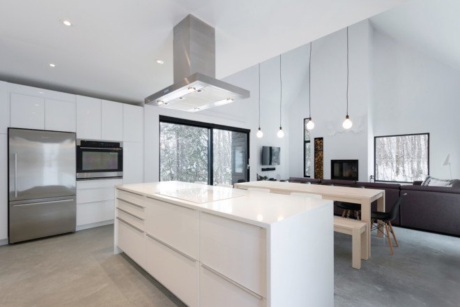 Villa Boréale by CARGO Architecture, Villa Boréale, Municipality of Petite-Rivière-St-François architecture, Quebec architecture,