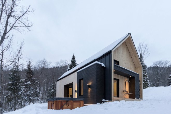Villa Boréale by CARGO Architecture, Villa Boréale, Municipality of Petite-Rivière-St-François architecture, Quebec architecture,