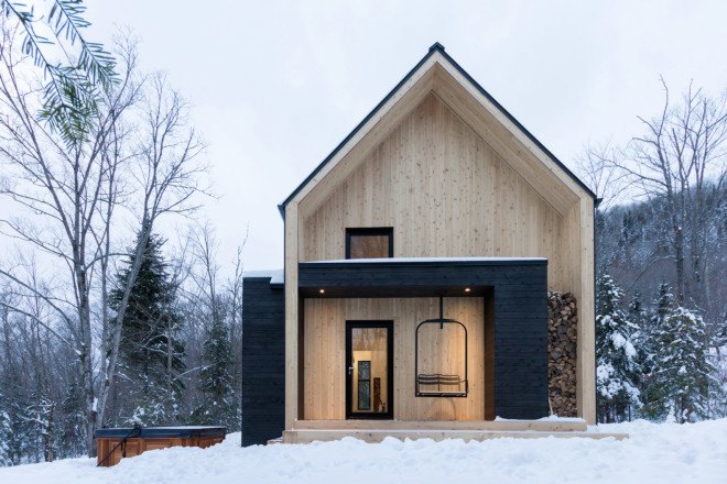 Villa Boréale by CARGO Architecture, Villa Boréale, Municipality of Petite-Rivière-St-François architecture, Quebec architecture,