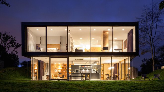 Villa V by Paul de Ruiter Architects, sustainable Villa V, energy efficient luxury villa, Villa V by i29, Bloemendaal architecture, Park Brederode architecture, sustainable dune architecture