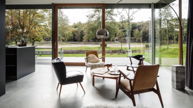 Villa V by Paul de Ruiter Architects, sustainable Villa V, energy efficient luxury villa, Villa V by i29, Bloemendaal architecture, Park Brederode architecture, sustainable dune architecture