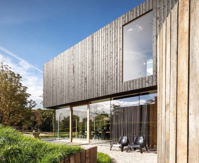 Villa V by Paul de Ruiter Architects, sustainable Villa V, energy efficient luxury villa, Villa V by i29, Bloemendaal architecture, Park Brederode architecture, sustainable dune architecture