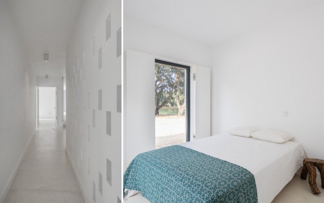Blaanc, Vineyard House, Montijo, rammed earth, rammed earth walls, vineyard architecture, vineyard, earth walls, solar shading
