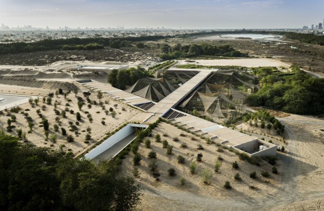 Wasit Natural Reserve, Wasit Natural Reserve Visitor Center, United Arab Emirates, natural reserve, bird habitat, bird watching, landscape architecture, visitor center, X Architects, rehabilitation
