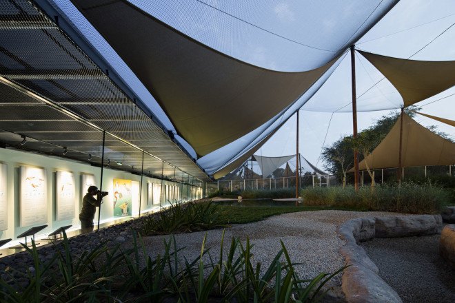Wasit Natural Reserve, Wasit Natural Reserve Visitor Center, United Arab Emirates, natural reserve, bird habitat, bird watching, landscape architecture, visitor center, X Architects, rehabilitation