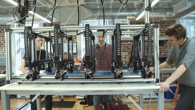 autodesk, 3d printer, 3d printing, project escher, large scale 3d printing, 3d manufacturing, modular design, hardware