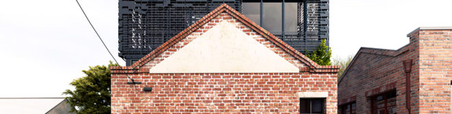 DKO, Melbourne, heritage building, green renovation, 3 Waterloo St, listed building, brick facade, cross ventilation, metal facade, natural light, floating architecture, floating building