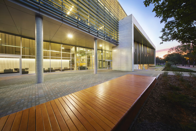 Active Living Centre, University of Manitoba Active Living Centre, Active Living Centre by Cibinel Architecture and Batteríið Architects, Batteríið Architects, Cibinel Architecture, architecture, design, sports facility design, gym design, sports facility architecture, gym architecture