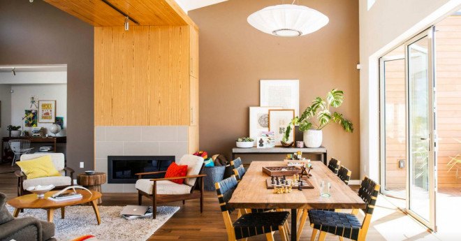 The Breezehouse, Interior Living Room, Breezehome, Breeze House, Blu Homes, Michelle Kaufmann, Sunset Idea House