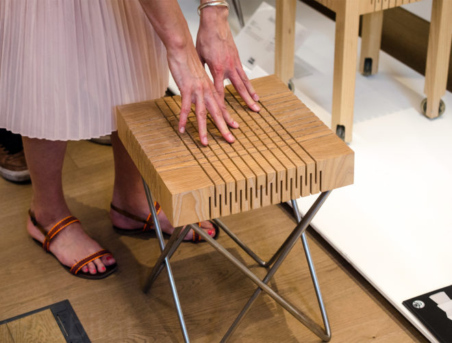 Carolien Laro, Flexible Wood Chair, chairs, green chairs, sustainable chairs, green furniture, sustainable furniture, green design, sustainable design, milan design week, milan furniture fair, green interior