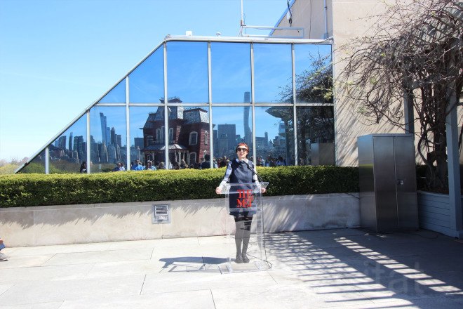 Met roof garden, metropolitan museum of art, psychobarn, psycho barn, met roof, met museum, cornelia parker, recycled materials, green art, green design