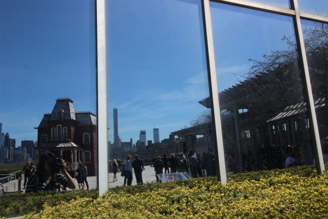Met roof garden, metropolitan museum of art, psychobarn, psycho barn, met roof, met museum, cornelia parker, recycled materials, green art, green design