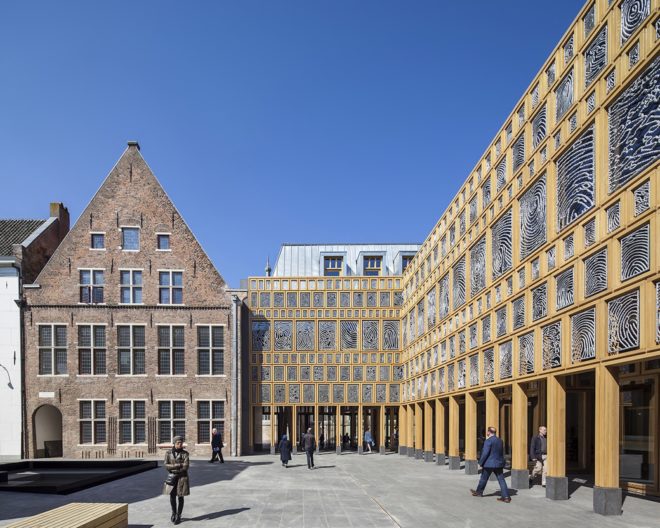 Deventer City Hall architecture, BREEAM Excellent Dutch architecture, sustainable dutch architecture, Deventer City Hall by Neutelings Riedijk Architects, city hall architecture, sustainable municipal architecture
