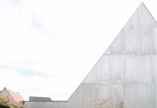 Disneyland house, France, retirement home, mountain home, pitched roof, gabled roof, timber house, GENS: Association Libérale d'Architecture, timber architecture, green architecture, natural light