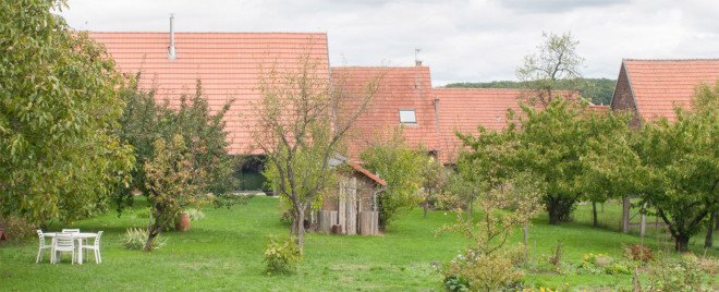 Disneyland house, France, retirement home, mountain home, pitched roof, gabled roof, timber house, GENS: Association Libérale d'Architecture, timber architecture, green architecture, natural light