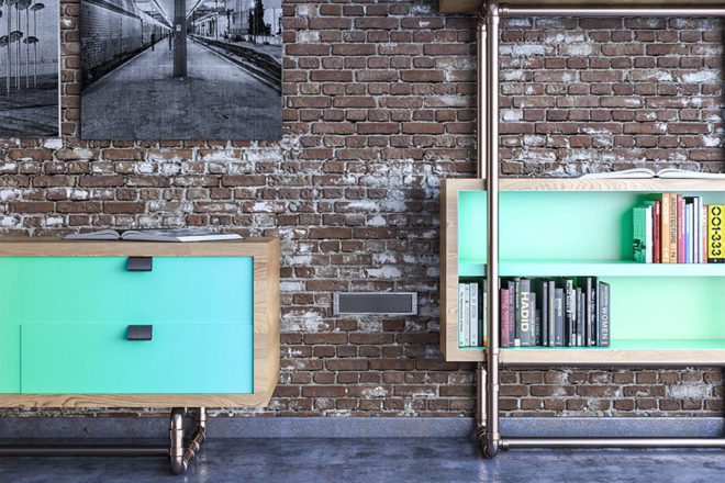 modular furniture, Wiref eco-friendly modular furniture, Platonics, eco-friendly furniture, eco-friendly storage, green furniture, green design, modular design, mod design, mod furniture