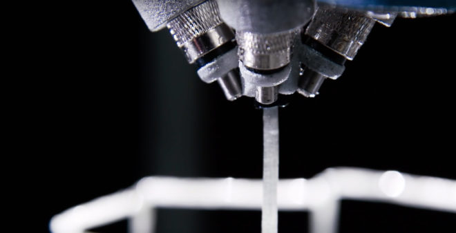 3d printing, festo, 3d cocooner, webs, 3d printed webs, resin thread