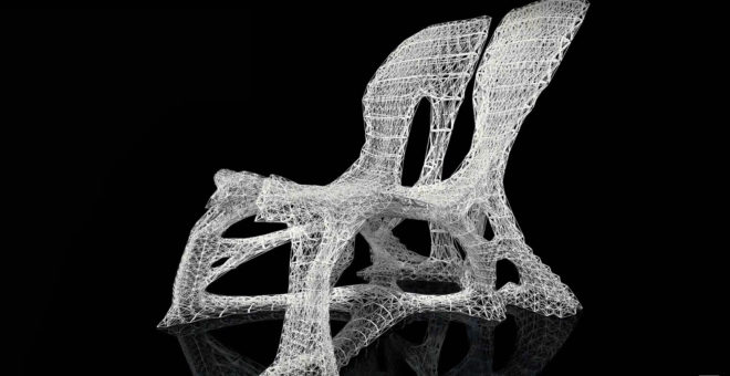 3d printing, festo, 3d cocooner, webs, 3d printed webs, resin thread