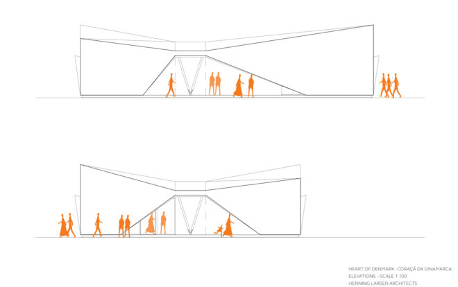 Heart of Denmark pavilion by Henning Larsen Architects, Heart of Denmark pavilion, 2016 olympics architecture, 2016 olympics pavilion, Denmark olympics pavilion