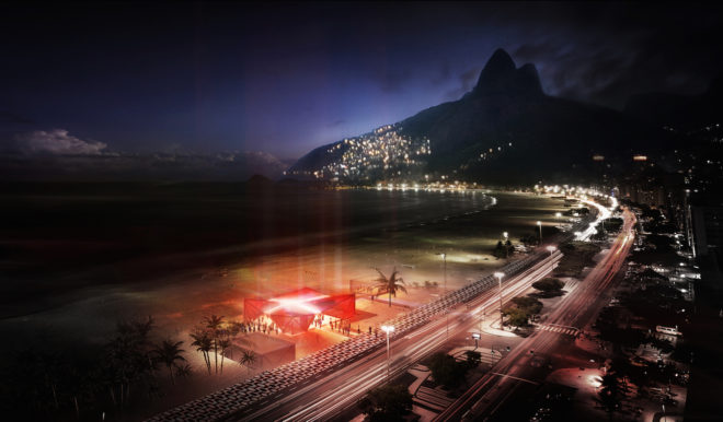 Heart of Denmark pavilion by Henning Larsen Architects, Heart of Denmark pavilion, 2016 olympics architecture, 2016 olympics pavilion, Denmark olympics pavilion