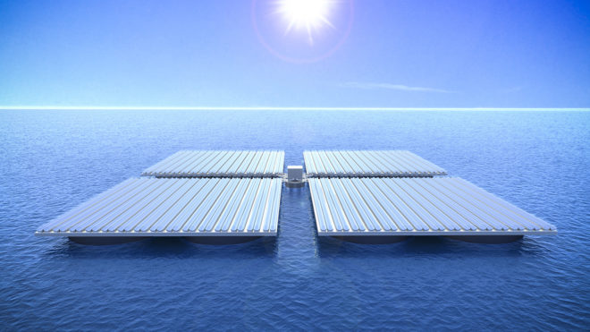 Heliofloat, TU Wien, solar panels, parabolic mirror troughs, photovoltaics, ocean, solar power ocean