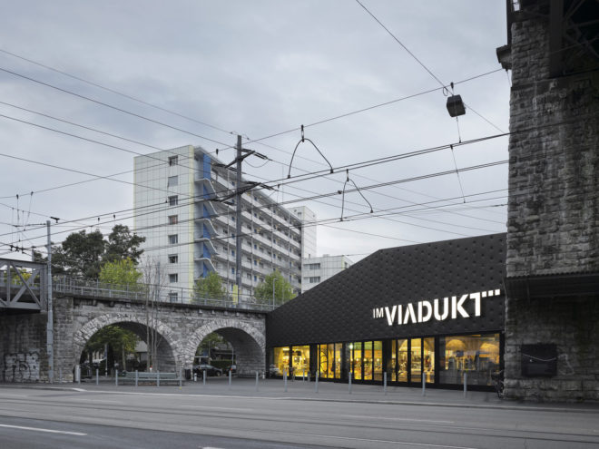 Zulauf Seippel Schweingruber Landscape Architects. EM2N, adaptive reuse of viaduct arches, IM VIADUKT, IM VIADUKT in Zurich, IM VIADUKT by EM2N