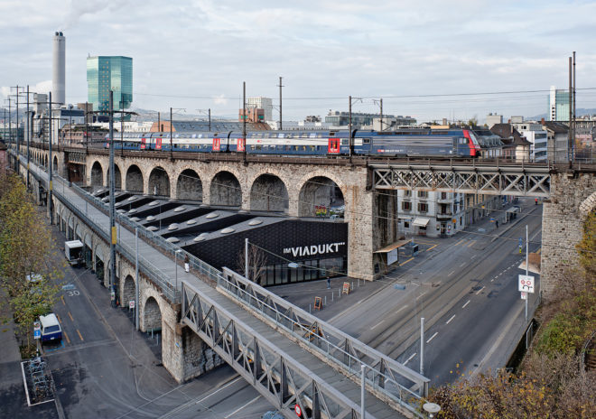 Zulauf Seippel Schweingruber Landscape Architects. EM2N, adaptive reuse of viaduct arches, IM VIADUKT, IM VIADUKT in Zurich, IM VIADUKT by EM2N