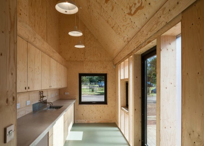 Invisible Studio, National Arboretum in Gloucestershire, Piers Taylor, wooden buildings, felled wood building, reclaimed wood, forest lumber, timber construction, Wolfson Tree Management Centre and Mess Building, architecture, rural design, green design, sustainable building, wooden homes