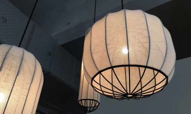 2016 Milan Design, Milan, Milan Furniture, green lighting, lamps, lighting, Lambrate, Tortona, Brera, Knitted Lamps, Rik Ten Velden