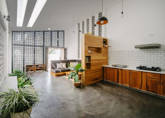 Kontum House by Khuôn Studio, Vietnamese architecture, low-cost architecture, low cost concrete architecture, beautiful concrete architecture, concrete facade, beautiful concrete facade, Vietnam low cost contemporary architecture, Vietnam contemporary home