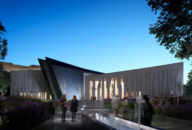 The Kurdistan Museum, Studio Libeskind, Daniel Libeskind, ISIS, Kurdistan, museum, Iraq, community center, courtyard, green architecture, natural light