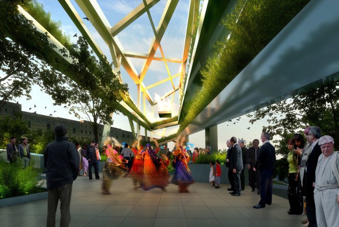 The Kurdistan Museum, Studio Libeskind, Daniel Libeskind, ISIS, Kurdistan, museum, Iraq, community center, courtyard, green architecture, natural light