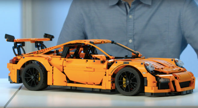 lego, lego porsche, lego technic, lego porsche 911 gt3 rs, model car, cars, automobiles, puzzles