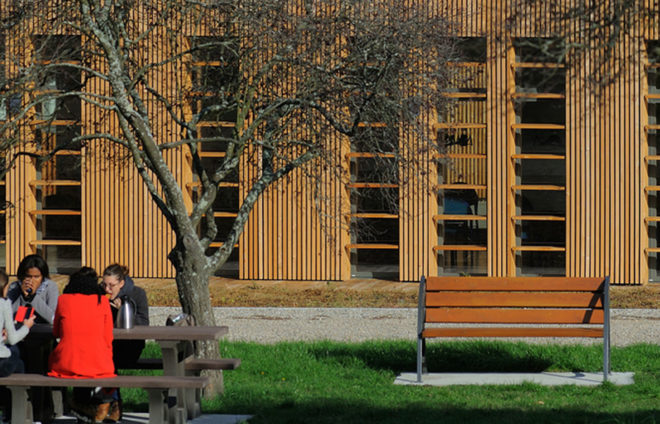 LEGTA school campus, Room with a View boarding house, Rue Royale Architectes, green campus, France, agriculture, green renovation, green architecture, wooden facade, wood architecture, student housing