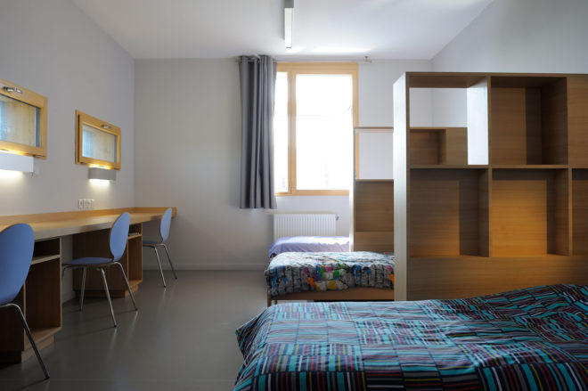 LEGTA school campus, Room with a View boarding house, Rue Royale Architectes, green campus, France, agriculture, green renovation, green architecture, wooden facade, wood architecture, student housing