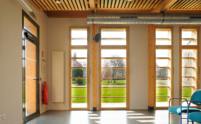 LEGTA school campus, Room with a View boarding house, Rue Royale Architectes, green campus, France, agriculture, green renovation, green architecture, wooden facade, wood architecture, student housing