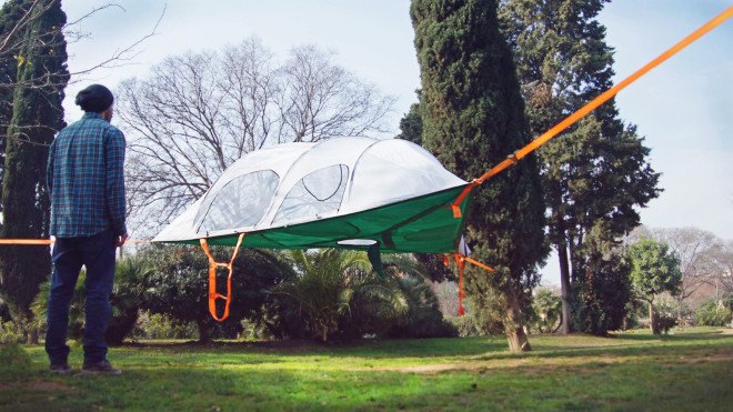 Levitat, tree tents, waterproof tent, hammock, camping, suspended tent, green design, waterproof materials, lightweight structure