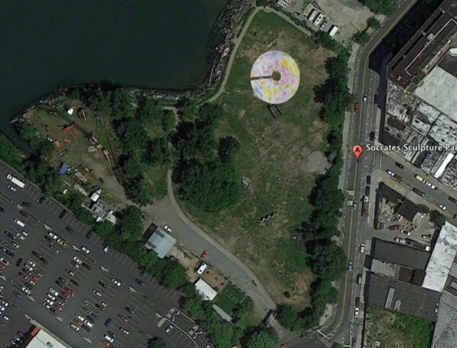 Socrates Sculpture Park, Meg Webster, Concave Room for Bees, art in socrates park, Queens waterfront, socrates sculpture park, art installation nyc, public art, flower art, flower sculpture, living art, pyramid of flowers, urban art, park art, earth art, nature-themed art