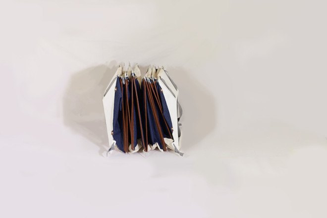 Bezalel Academy of Arts and Design Jerusalem student designs, David Shatz, David Shatz designs, Melina by David Shatz, accordion style tent, tent backpack