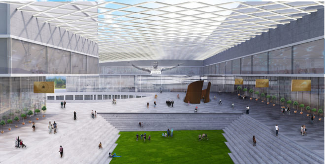 RFK Stadium redesign, RFK Campus Future by OMA, RFK Campus in DC, waterfront design in Washington DC, new stadium in Washington DC, urban design along the Anacostia River
