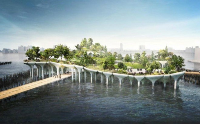 Pier 55, army corps, pier 55 construction, Barry Diller, Heatherwick Studio, Signe Nielsen, pier nyc park, nyc green space, lawsuit pier 55, green space pier, landscape architecture, nyc landscapes, floating structures nyc, hudson river, green space manhattan, urban design