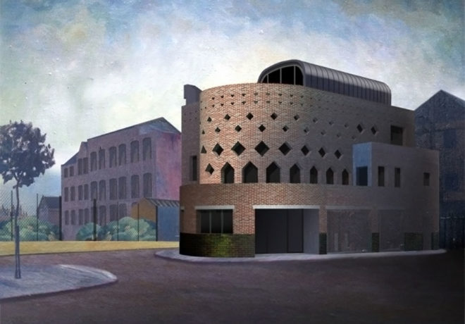 Queen Adelaide, Sam Jacob Studio, FAT Architects, postmodernism, London, curved walls, green architecture, green renovation, nursery