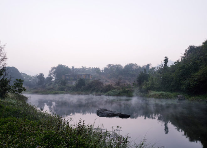 Riparian House by Architecture Brio, Western Ghats architecture, Architecture Brio, Riparian House in India, site-sensitive design in India, green-roofed architecture in India