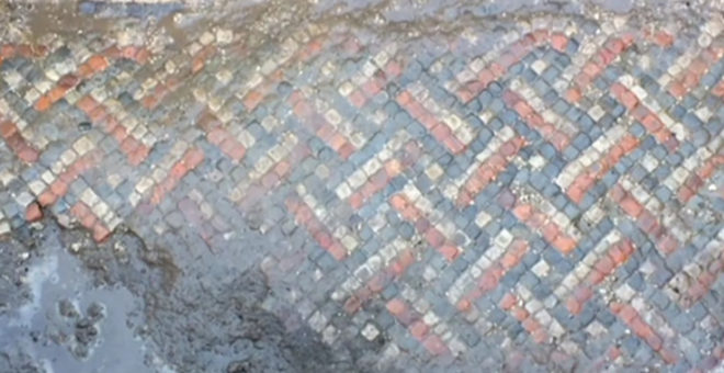 Roman villa, Wiltshire, Roman villa Wiltshire, archaeology, mosaic, archaeological discovery, England