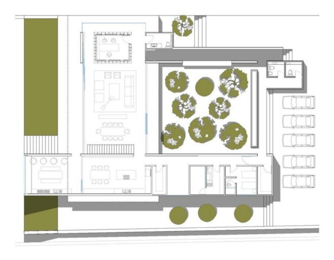Roof Arquitectos, Casa MK, nature inspired architecture, landscape architecture, mexican design, mexican home design, forest within a home, central courtyard design, landscape courtyard, forest in a home, landscape design, traditional home design, architecture in mexico, contemporary home design,